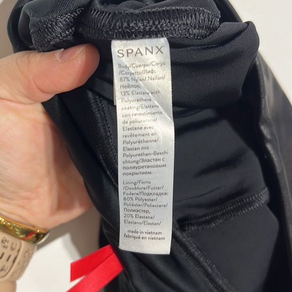 SPANX Slim Built In Contoured Power Waistband Tummy Shaping Camo Leggings Size M - Picture 7 of 7